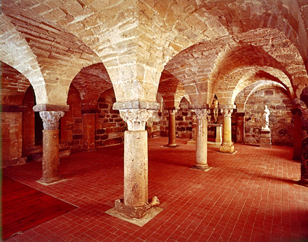 Santa Giusta (Oristano), Chiesa di Santa Giusta, interno: cripta Santa Giusta (Oristano), Chiesa di Santa Giusta, interno: cripta